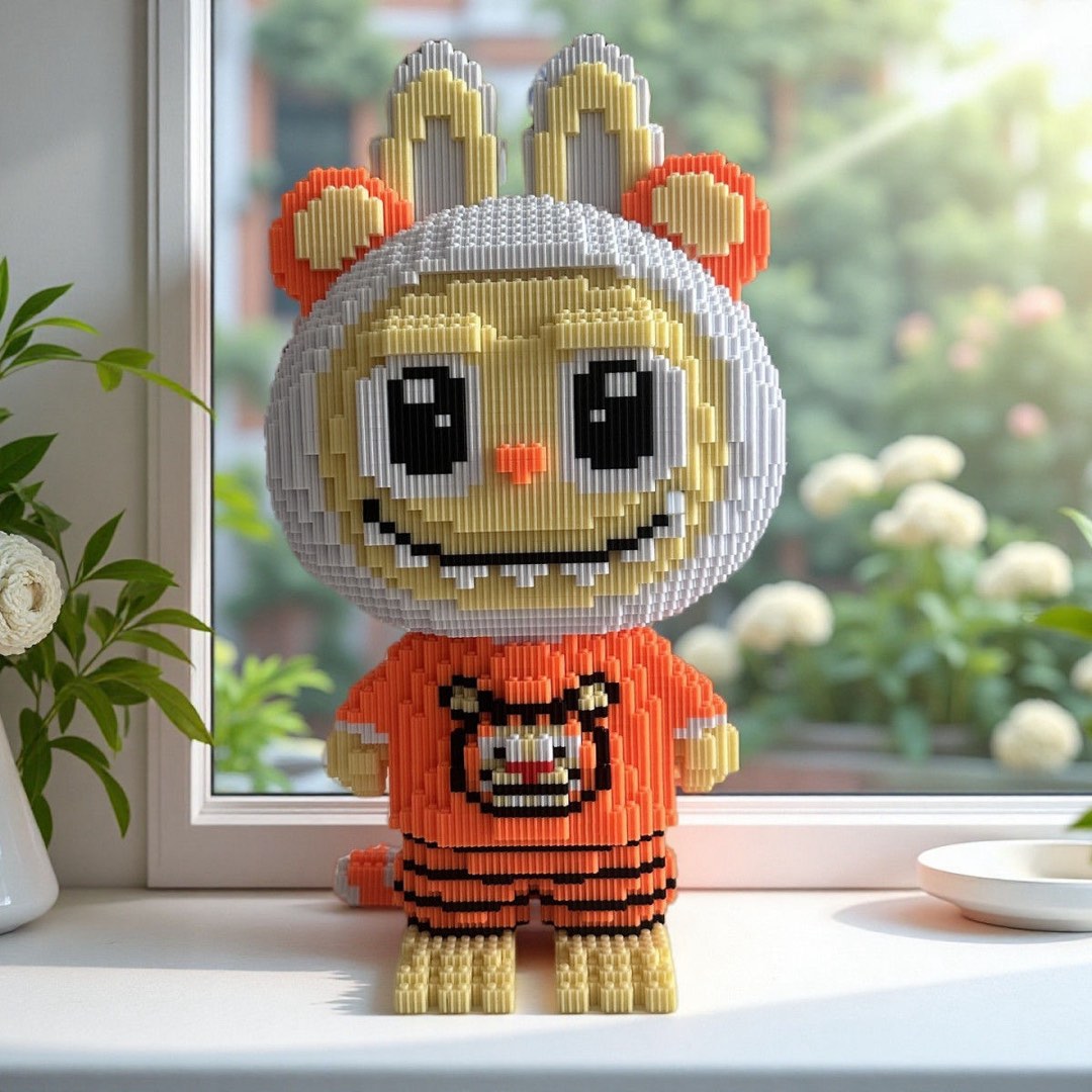 DIY labubu Block Figure, Hobbies & Toys, Stationery & Craft, Handmade ...