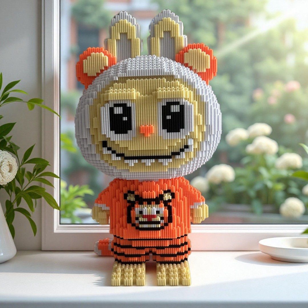 DIY labubu Block Figure, Hobbies & Toys, Stationery & Craft, Handmade ...