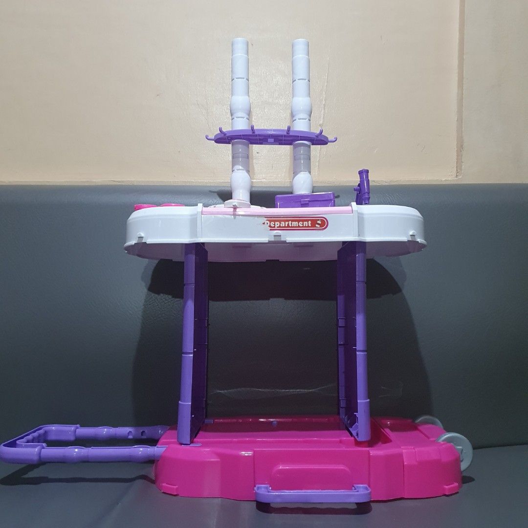 Doctor set convertible toys (Category: Kids Toys) located in Las Pinas. Submitted by cherry_luvs_dresses (Listing ID 1396448632, Image 3). Description: in good condition flaws: missing parts convetible to maleta bought for 1,500 at sm dept store high quality super discounted price.