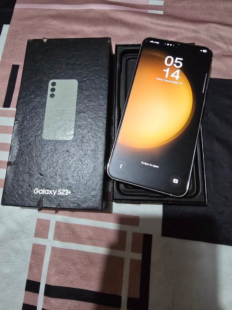 Galaxy S23 Plus 256gb 8g ram (Category: Samsung) located in San Juan City. Submitted by AshleyandLynGeneralmerchandise (Listing ID 1396385856, Image 2). Description: You Can Fallow our FB Page: 📌Ashley & Lyn (09959523680) 📌Jenny Telecom (09950171472) 🦚 Mode of Payment🦚 🦋Cash 🦋Bank Transfer 🦋GCash & Paymaya 🐳Installment🐳 Credit Card 🍭Ggives 🍭Home Credit 🍭Cash on Delivery 🍭Shipping 🍭Meet Up 🍭Trade In You can visit our Physical store 