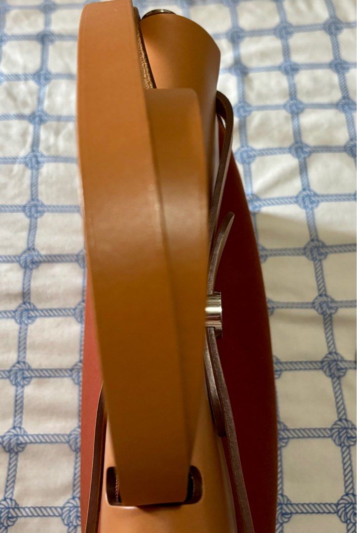 Sale! Hermes Herbag Zip PM size (Category: Luxury Bags & Wallets) located in Taguig. Submitted by museumile (Listing ID 1396287683, Image 3). Description: Item: Hermes Herbag Zip PM with floating back pocket, can be worn in three ways Purchase history: Bought in EU Condition: Well used, minor discoloration on strap & leather marking near hardware closure. Stored well. Inclusion: original dust bag, detachable pouch, ribbon, extra strap, removable 