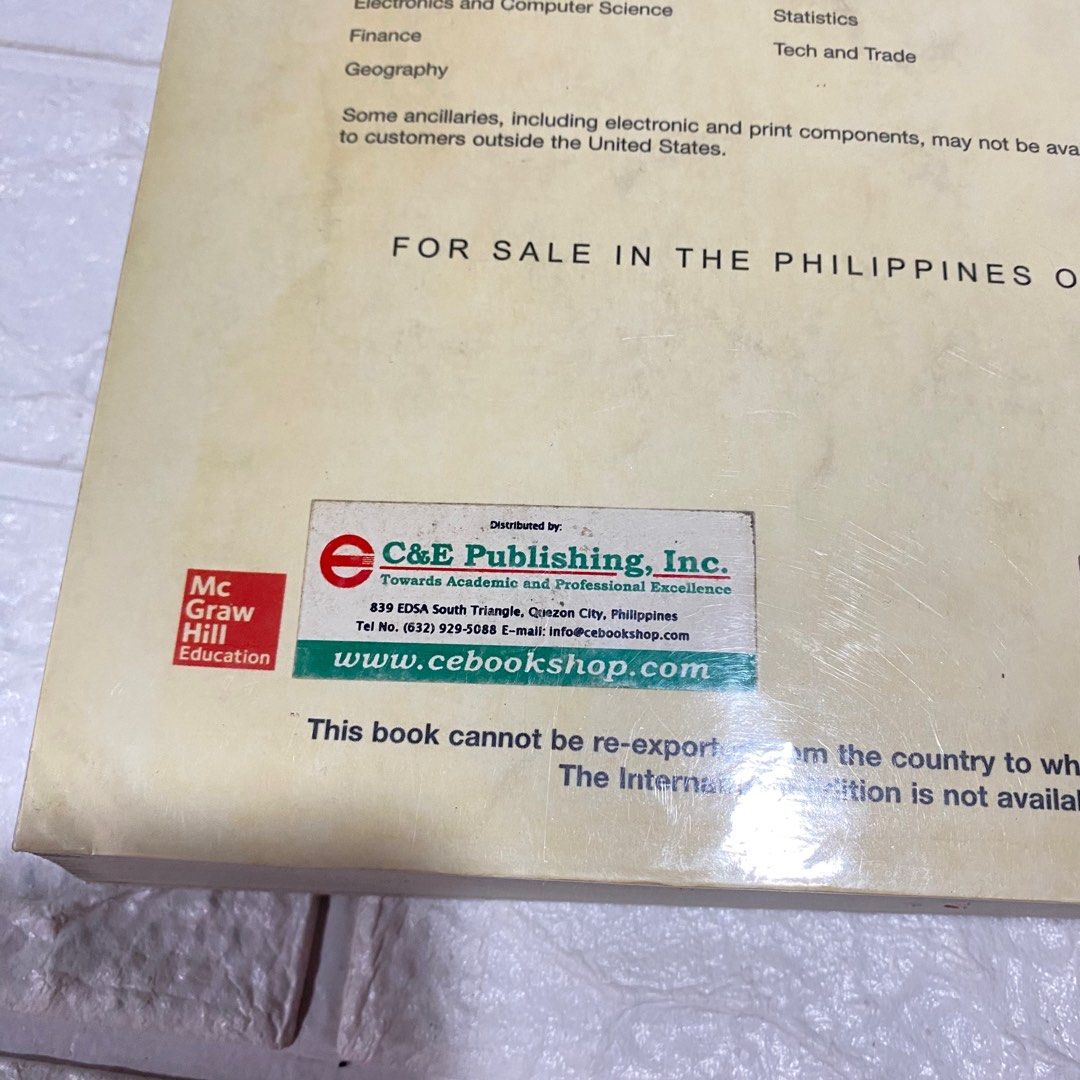 Introduction to Managerial Accounting (Seventh Edition) (Category: Textbooks) located in Kalibo. Submitted by carewear.ph (Listing ID 1396376248, Image 2). Description: .