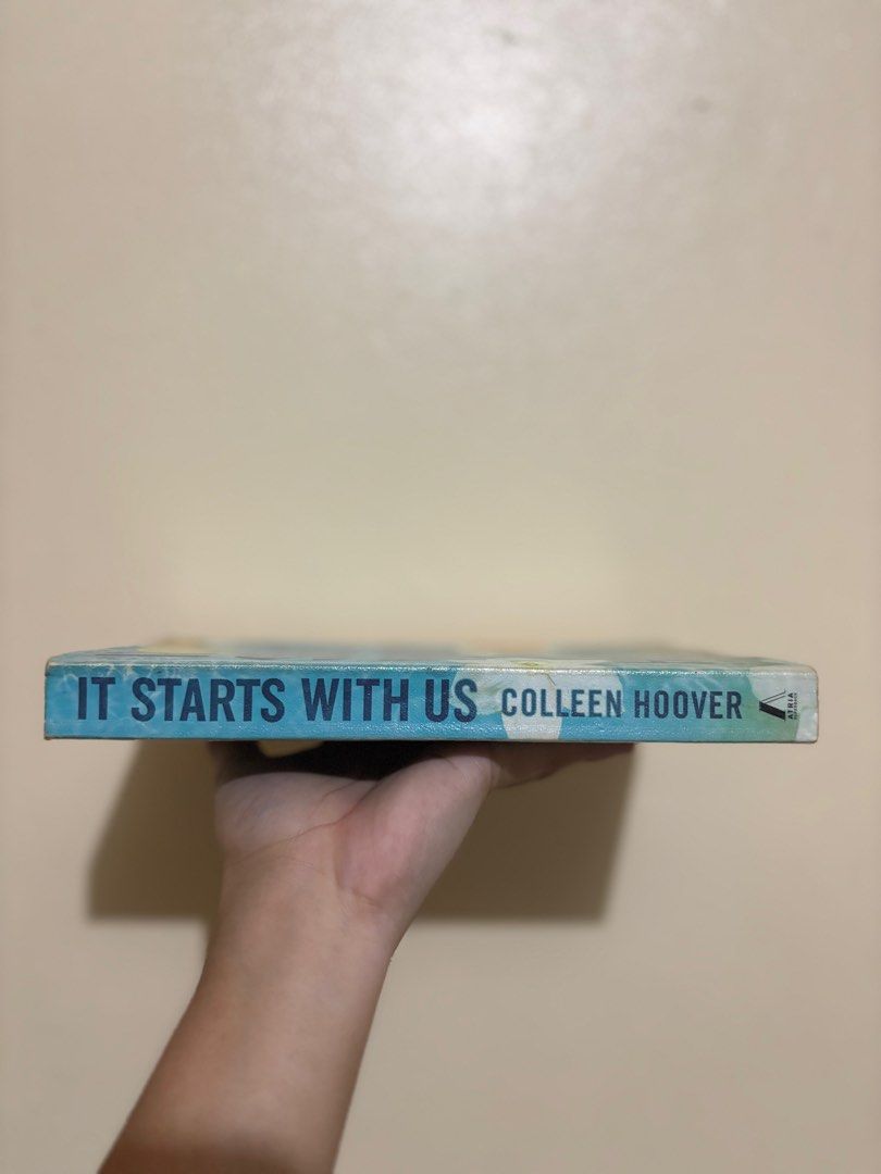 It Starts With Us by Colleen Hoover (Category: Storybooks) located in Bayambang. Submitted by elle.declutter (Listing ID 1396351363, Image 3). Description: - "It Starts With Us" by Colleen Hoover - Paperback edition - Features a blue cover - Novel - By the #1 New York Times bestselling author of "It Ends With Us" - bought it at FullyBooked.com.