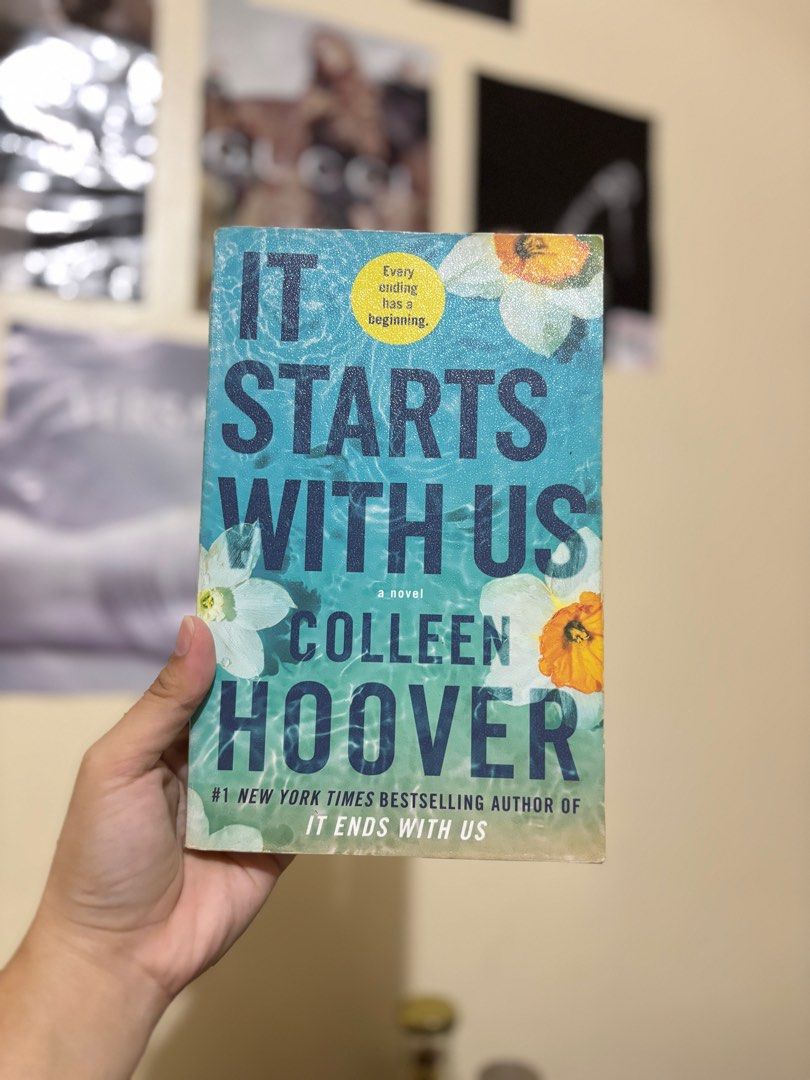 It Starts With Us by Colleen Hoover (Category: Storybooks) located in Bayambang. Submitted by elle.declutter (Listing ID 1396351363, Image 1). Description: - "It Starts With Us" by Colleen Hoover - Paperback edition - Features a blue cover - Novel - By the #1 New York Times bestselling author of "It Ends With Us" - bought it at FullyBooked.com.