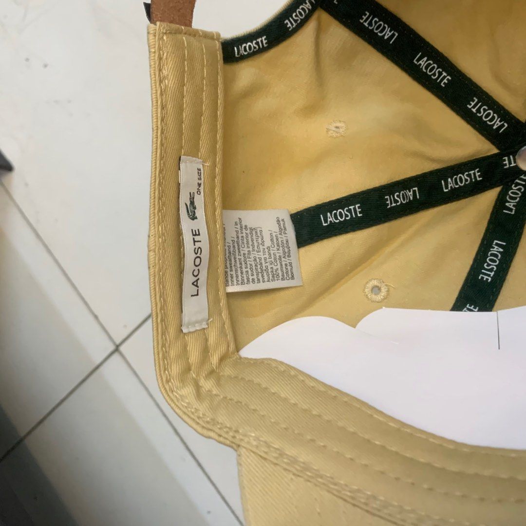 LACOSTE BIG LOGO CAP (Category: Caps & Hats) located in Manila. Submitted by scarlett_hope (Listing ID 1396462237, Image 3). Description: 1 SIZE FITS ALL COLOR RATE: 10/10 CONDITION: BRAND NEW.