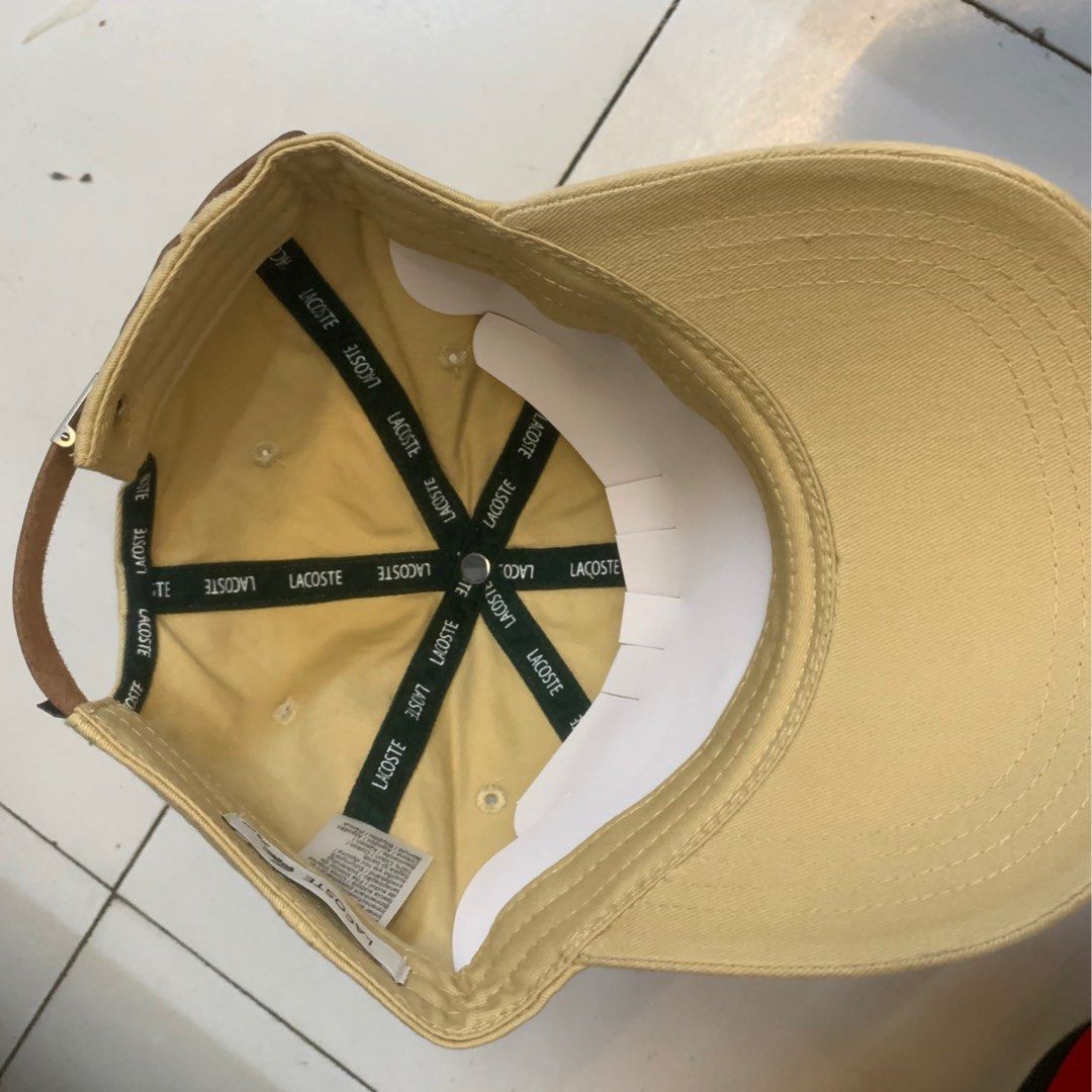 LACOSTE BIG LOGO CAP (Category: Caps & Hats) located in Manila. Submitted by scarlett_hope (Listing ID 1396462237, Image 2). Description: 1 SIZE FITS ALL COLOR RATE: 10/10 CONDITION: BRAND NEW.