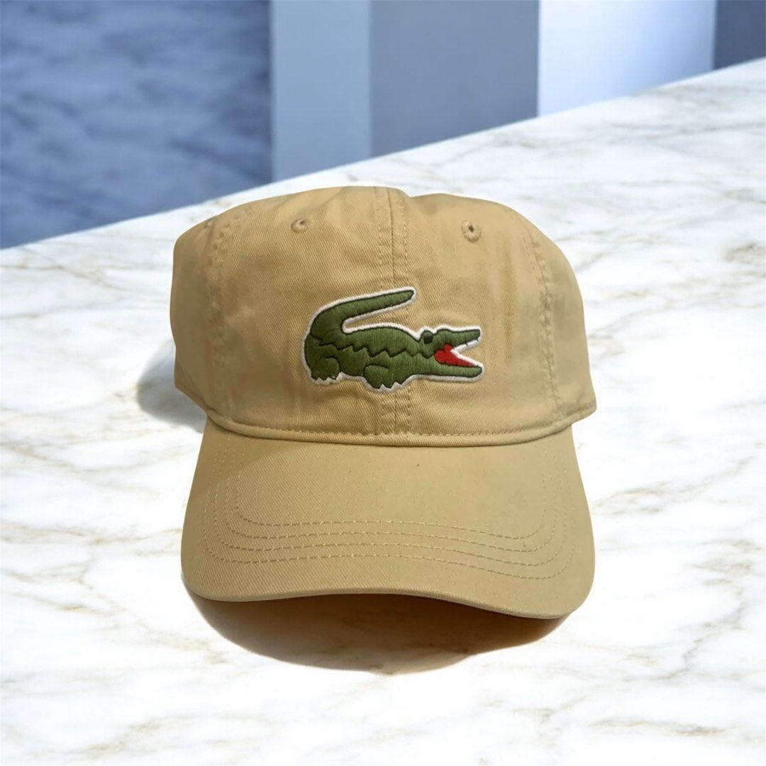 LACOSTE BIG LOGO CAP (Category: Caps & Hats) located in Manila. Submitted by scarlett_hope (Listing ID 1396462237, Image 1). Description: 1 SIZE FITS ALL COLOR RATE: 10/10 CONDITION: BRAND NEW.