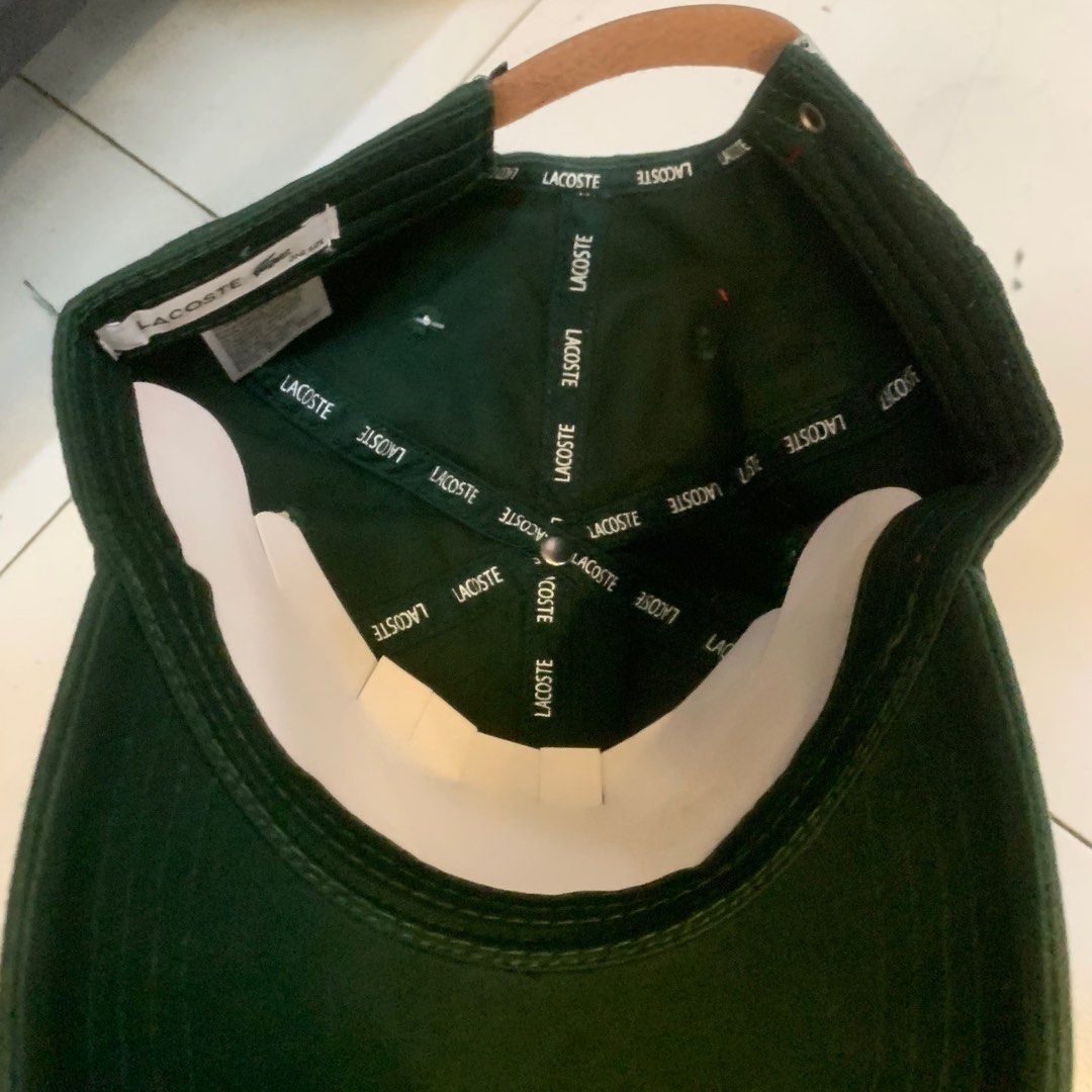 LACOSTE BIG LOGO CAP (Category: Caps & Hats) located in Manila. Submitted by scarlett_hope (Listing ID 1396462365, Image 2). Description: 1 SIZE FITS ALL COLOR RATE: 10/10 CONDITION: BRAND NEW.