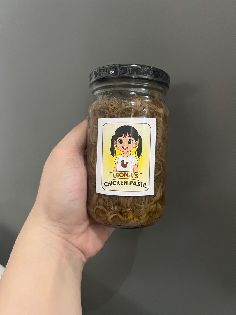 Leona's Chicken Pastil (Category: Packaged & Instant Food) located in Imus. Submitted by _reignlao (Listing ID 1396286624, Image 3). Description: - Delicious Leona's Chicken Pastil in a jar. - Flavorful chicken, perfect for a quick meal. - Savory and ready to eat. - Easy to store and convenient. - A tasty choice for any time of day..