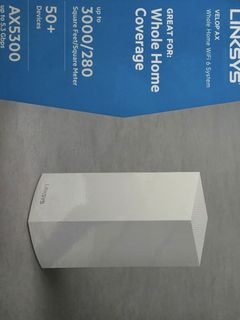 Linksys router MX5300 AX Whole Home WiFi 6 System64241969697411110