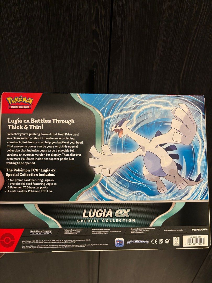 Lugia EX Special Collection (6 Booster Packs) | Pokemon TCG, Hobbies &  Toys, Toys & Games on Carousell