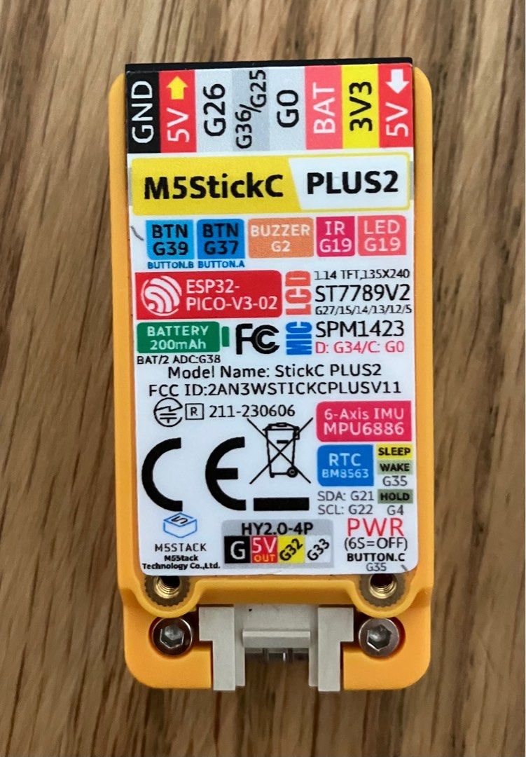 M5Stack StickC Plus2 超新淨 ESP32 Development Kit , 其他, 其他 - Carousell