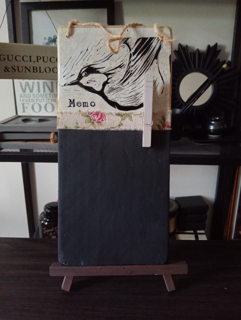 MEMO PLANK CHALKBOARD (Category: Wall Decor) located in Kawit. Submitted by gieclutter (Listing ID 1396377054, Image 1). Description: MEMO PLANK CHALKBOARD Flakers and joy reservers are 𝗻𝗼𝘁 𝗮𝗹𝗹𝗼𝘄𝗲𝗱 ✓𝗔𝗦 𝗜𝗦 ✓Faded na yung top part nung peach color ・Actual photos, sized precisely ・Verify the item's dimensions first ・ Expect flaws (dents, nicks, gouges, scratches, and paint chips) as items are sourced directly from the supplier ・All sal