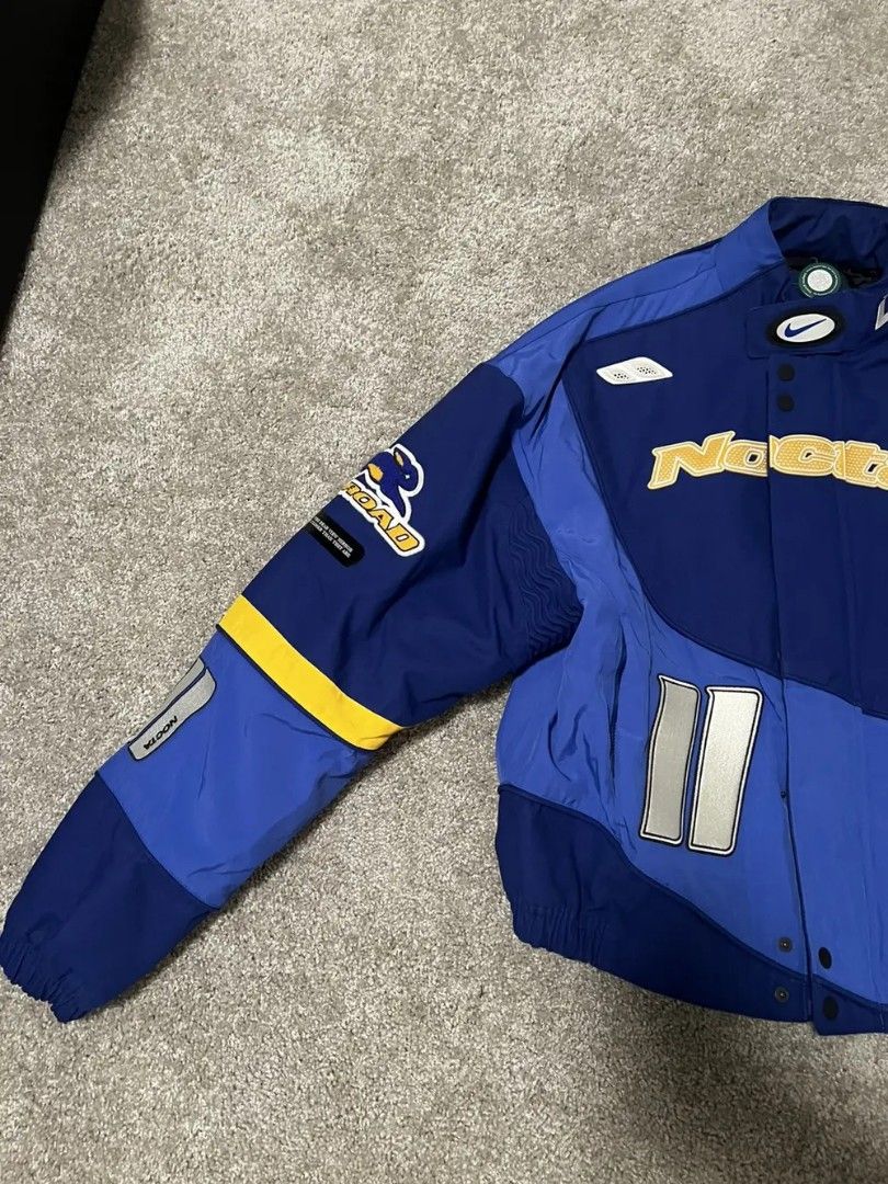 Nike x NOCTA x L'ART Racing (Category: Coats, Jackets and Outerwear) located in Makati City. Submitted by stryan (Listing ID 1396432947, Image 2). Description: Condition: 10/10 no discoloration or any scratches, wore it once -Size: Small S (for 5'2"-5'5" Thin to Toned build body only that weighs 50kg to 58kg) Chest: 92 cm Waist: 78 cm Hip: 96 cm cm(its on asian sizing so expect it to be a bit small than the american size clothings) BODY 100% COTT