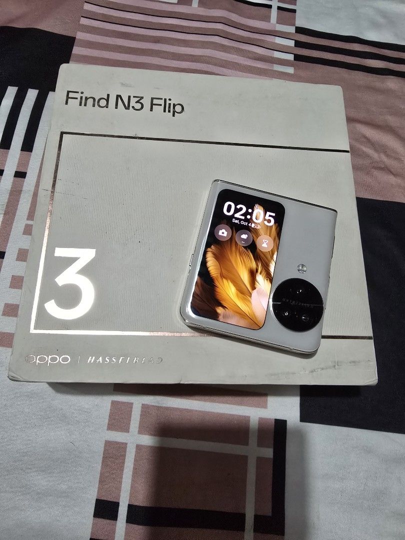 Oppo Find N3 Flip 256gb (Category: OPPO) located in San Juan City. Submitted by AshleyandLynGeneralmerchandise (Listing ID 1396384591, Image 3). Description: You Can Fallow our FB Page: 📌Ashley & Lyn (09959523680) 📌Jenny Telecom (09950171472) 🦚 Mode of Payment🦚 🦋Cash 🦋Bank Transfer 🦋GCash & Paymaya 🐳Installment🐳 Credit Card 🍭Ggives 🍭Home Credit 🍭Cash on Delivery 🍭Shipping 🍭Meet Up 🍭Trade In You can visit our Physical store in Green