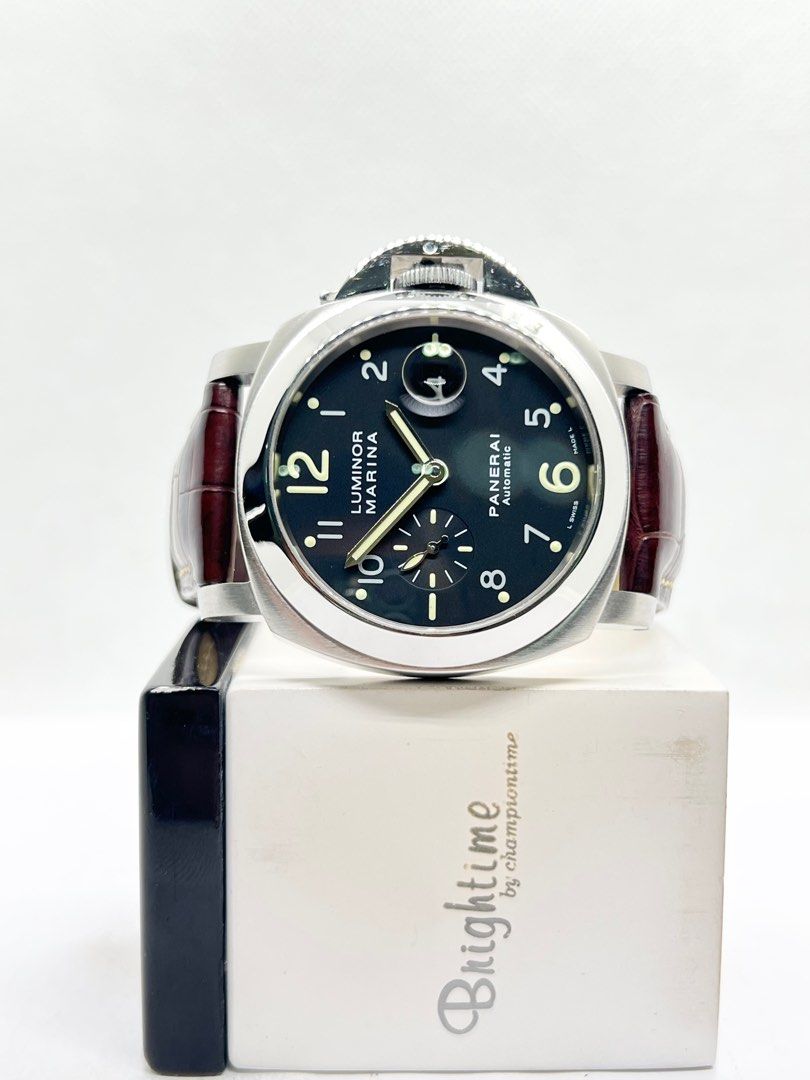 Stainless Steel Pam 164 Price Pre Owned Panerai Luminor Marina Pam