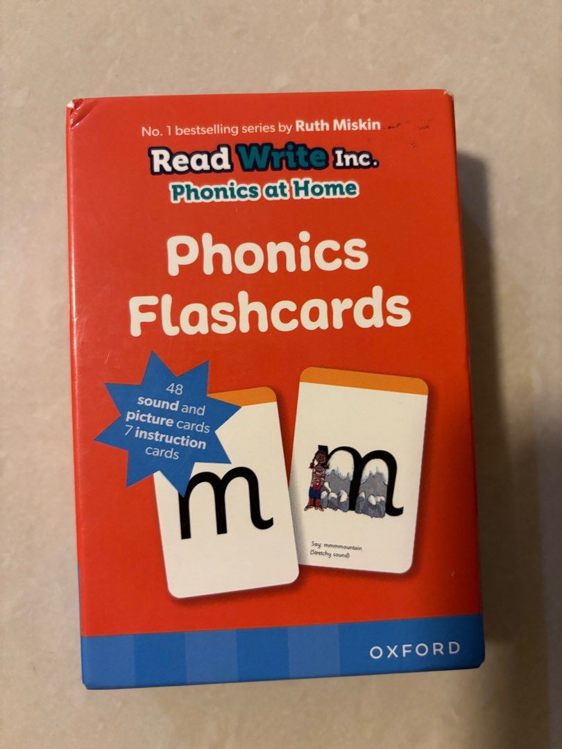 Read Write Inc. Phonics Flashcards, Hobbies & Toys, Books & Magazines ...