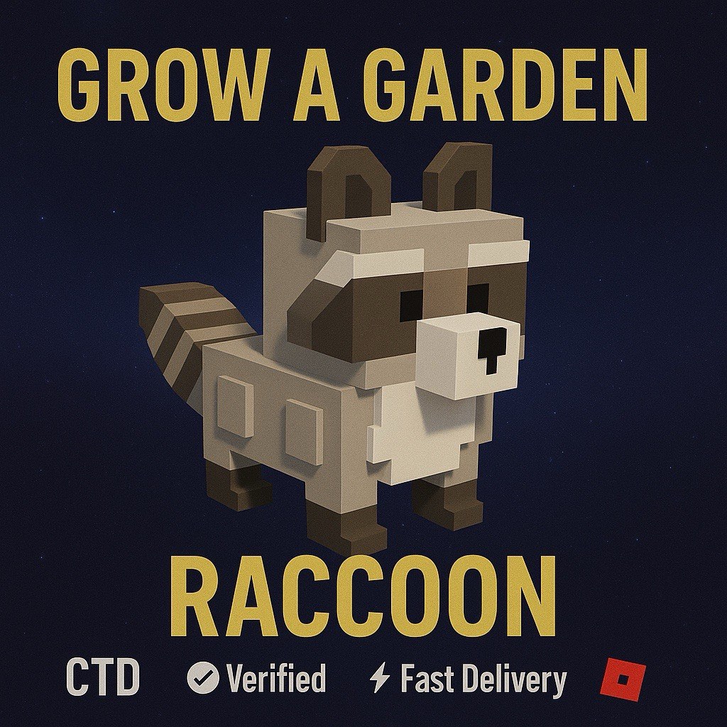 RACOON | GROW A GARDEN | GAG | ROBLOX, Video Gaming, Gaming Accessories, In-Game Products on