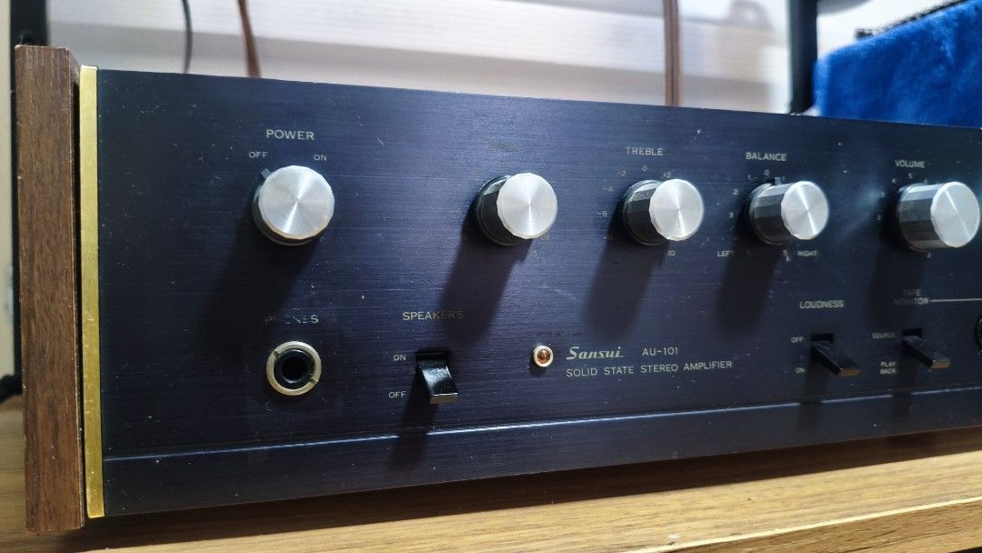 Sansui AU101 Solid State Stereo Amplifier, Audio, Soundbars, Speakers — free download
