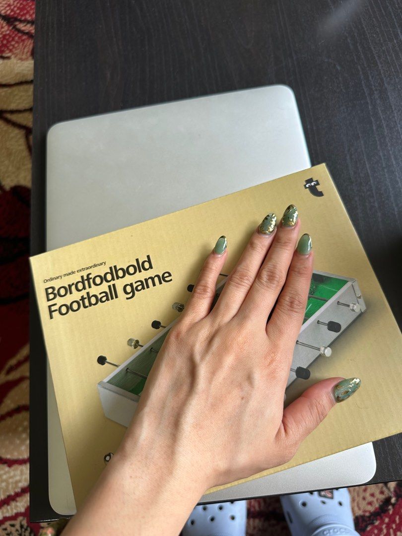 Small Fusball Game (Category: Board Games & Puzzles) located in Mandaluyong City. Submitted by thingsrandom (Listing ID 1396307910, Image 3). Description: - Miniature Bordfodbold foosball game - Comes in original box rfs: not being used.