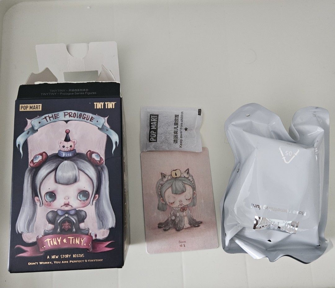 TINY TINY BORN (Category: Designer & Blind Box Toys) located in Singapore. Submitted by eroom (Listing ID 1396366467, Image 1). Description: BNIF.