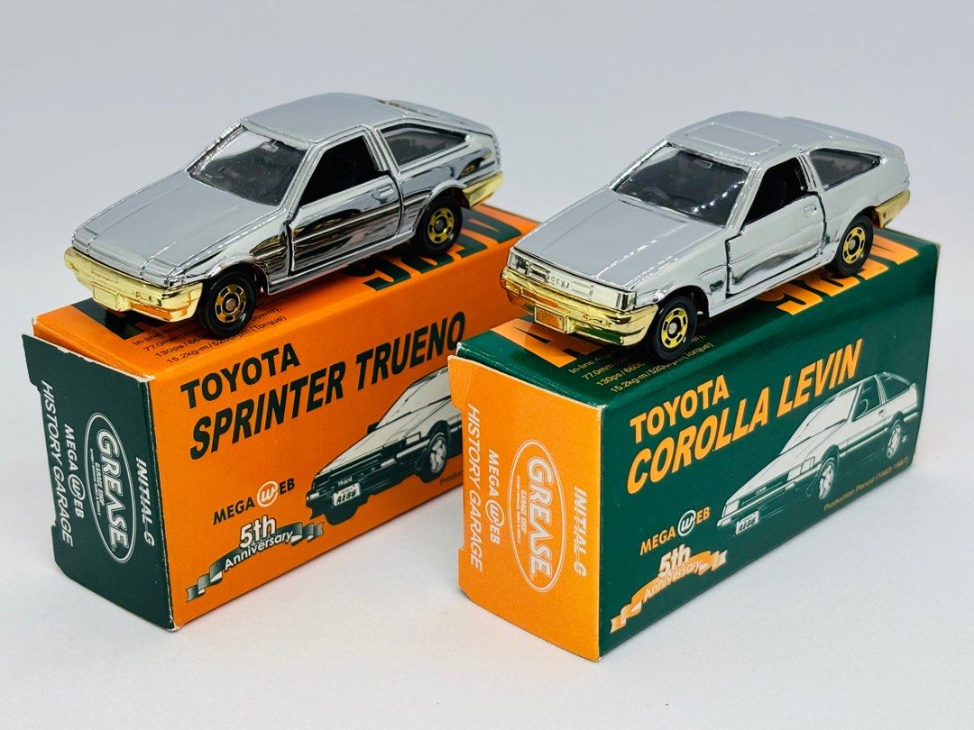 ミニカー MEGAWEB 5th Anniversary Levin Trueno MINI-Z AWD Toyota COROLLA LEVIN AE86 White/Black – Chris's House