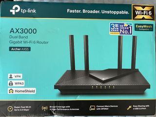 TP-Link AX3000 Dual Band Gigabit Wi-Fi 6 Router 路由器64156214711043110