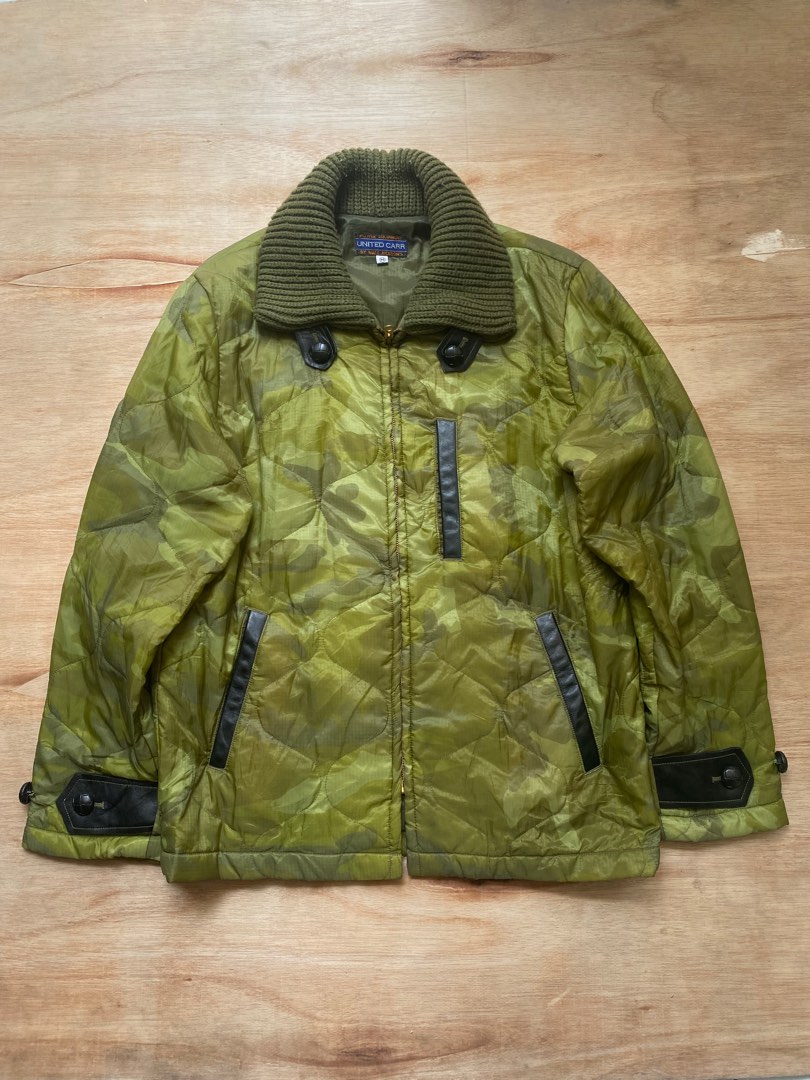 Buzz Rickson United Carr By Buzz Rickson Quilted Jacket Camoflauge ...
