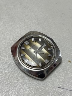 中古絕板 Citizen 星辰 灰／金面，膠面，行走正常！ 淨表頭！64236713833091110