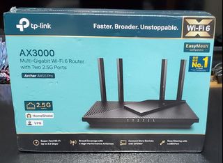[全新未開封] TP-LINK AX55 Pro AX3000 Wi-Fi 6 Router64205549707138110