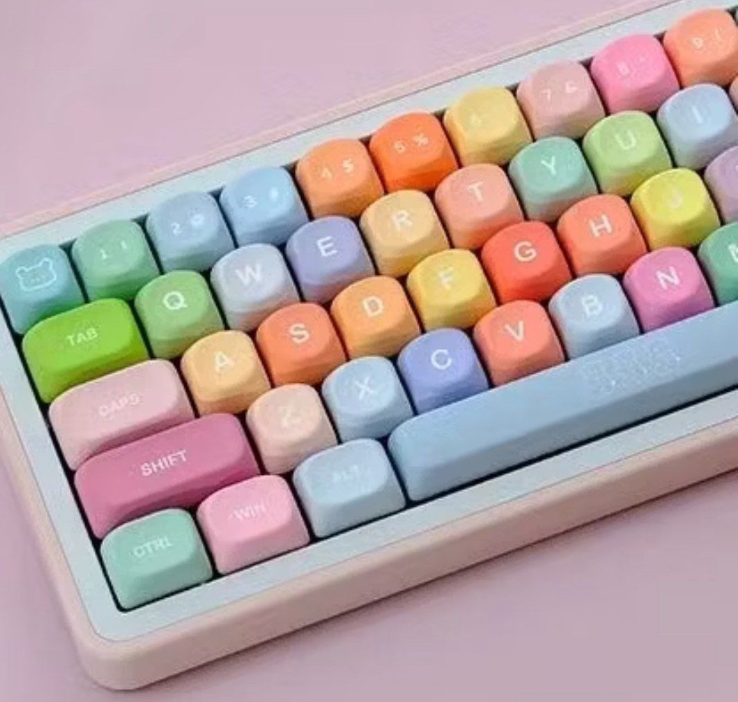 Anne Pro 2 with Random Keycaps (Category: Computer Keyboard) located in Taguig. Submitted by cln_preloved (Listing ID 1396510851, Image 2). Description: Take as is Anne Pro 2 keyboard Wireless, RGB light, working Rfs: i upgraded and nakatambak lang Random Keycaps included: See pics for reference.