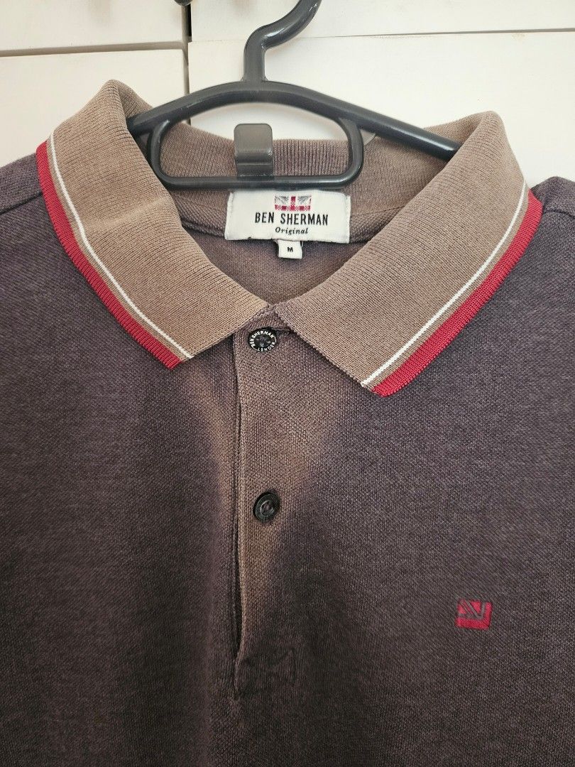 Ben Sherman collared shirt M (Category: Tshirts & Polo Shirts ) located in Quezon City. Submitted by maniladeclutter (Listing ID 1396662335, Image 3). Description: Ben Sherman polo shirt Original Size M Discoloration can be seen (see pics) Meetups on weekends in general. Shipping shouldered by buyer. Feel free to chat :).