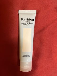全新 未開封 韓國 KOL 推介 防曬 Torriden Dive In Moisture Sun Cream SPF50+ PA++++ 韓國64241109465857110