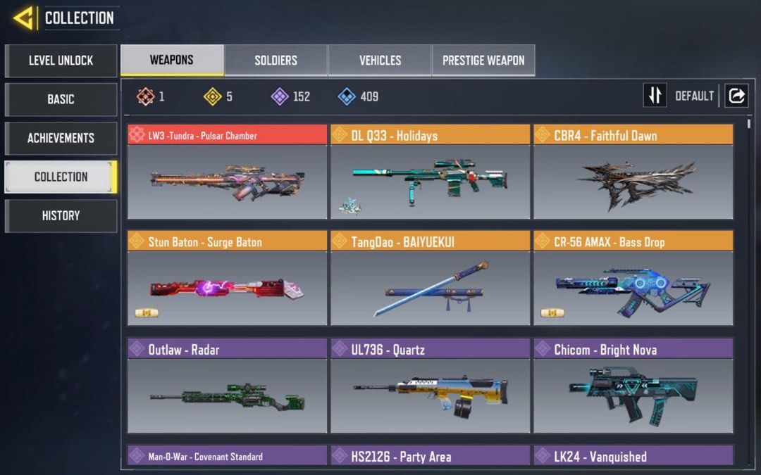 Cod Rarest Skin COD Mobile Account - High Level, Rare Skins, Video Gaming, Video Games ...