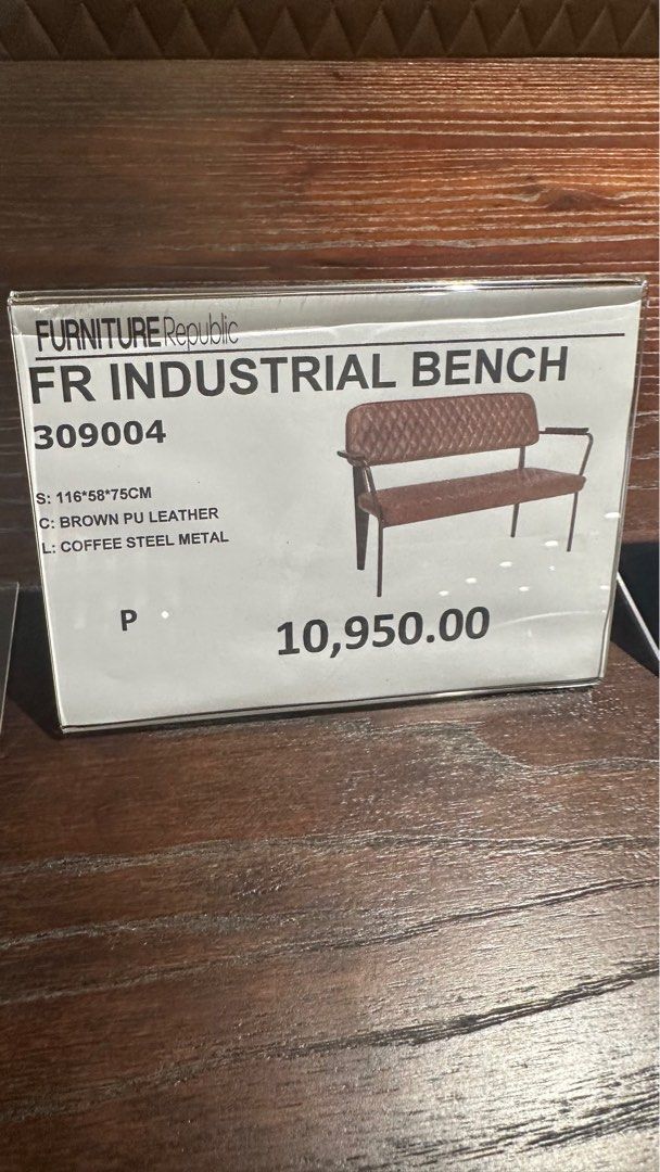 Dining Bench and Chair (Category: Chairs) located in Las Pinas. Submitted by marshmallowmax (Listing ID 1396607233, Image 3). Description: Brand new! Just bought today RFS- does not suit in my area Las Pinas pickup.