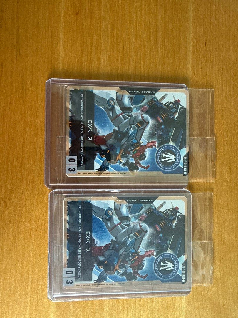 Gundam EX Base world tour 2025 PROMO SEALED (Category: Raw Cards) located in Singapore. Submitted by cattobatto (Listing ID 1396561089, Image 1). Description: $11 each No trades and no nego Meet ups at my place only.