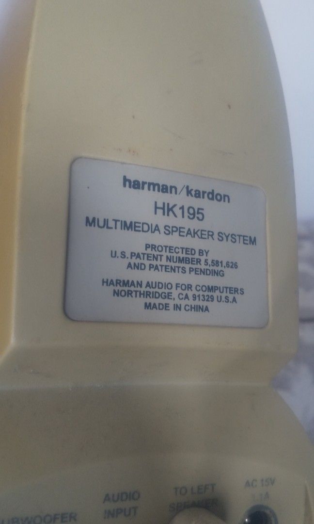 Harman Kardon Pc Speaker (as-is) (Category: Soundbars, Speakers & Amplifiers) located in Carmona. Submitted by rpute (Listing ID 1396485648, Image 3). Description: .