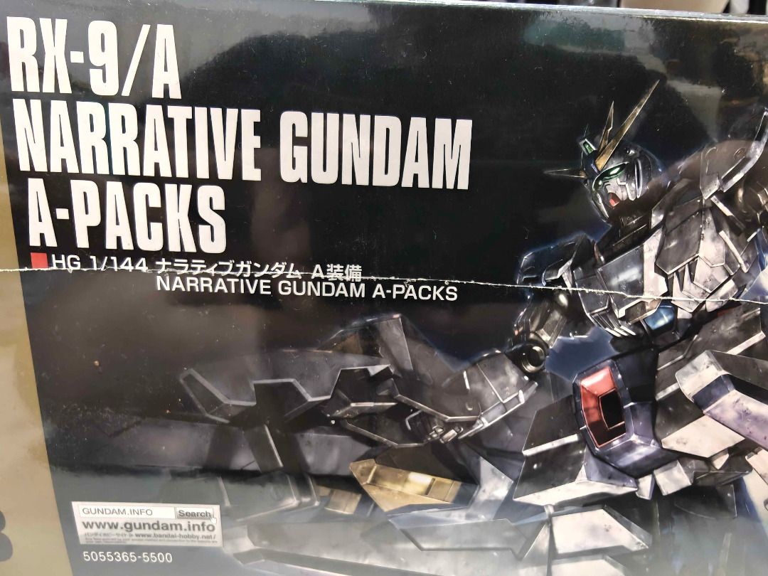 HG UC RX-9/A Narrative Gundam A-Packs (Category: Gundam Model Kits) located in Singapore. Submitted by snowbrowshop (Listing ID 1396646900, Image 3). Description: HG UC RX-9/A Narrative Gundam A-Packs Unassembled, BNIB. Brand new in box, never opened. Buy more items to receive discounted price. Transaction via meetup only, can be arranged through chat. Preferable location: - Guillemard Road / Geylang road lor 20-30 (389490) - Paya Lebar MRT area 
