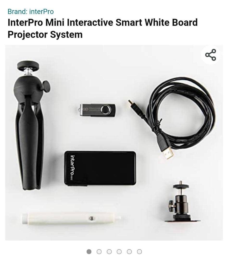 Interpro Interactive Device InterPro Mini Interactive Smart Whiteboard Projector System, Computers ...