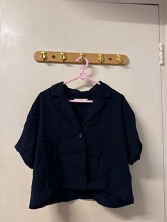 Intique 深藍色短外套64205751646209110