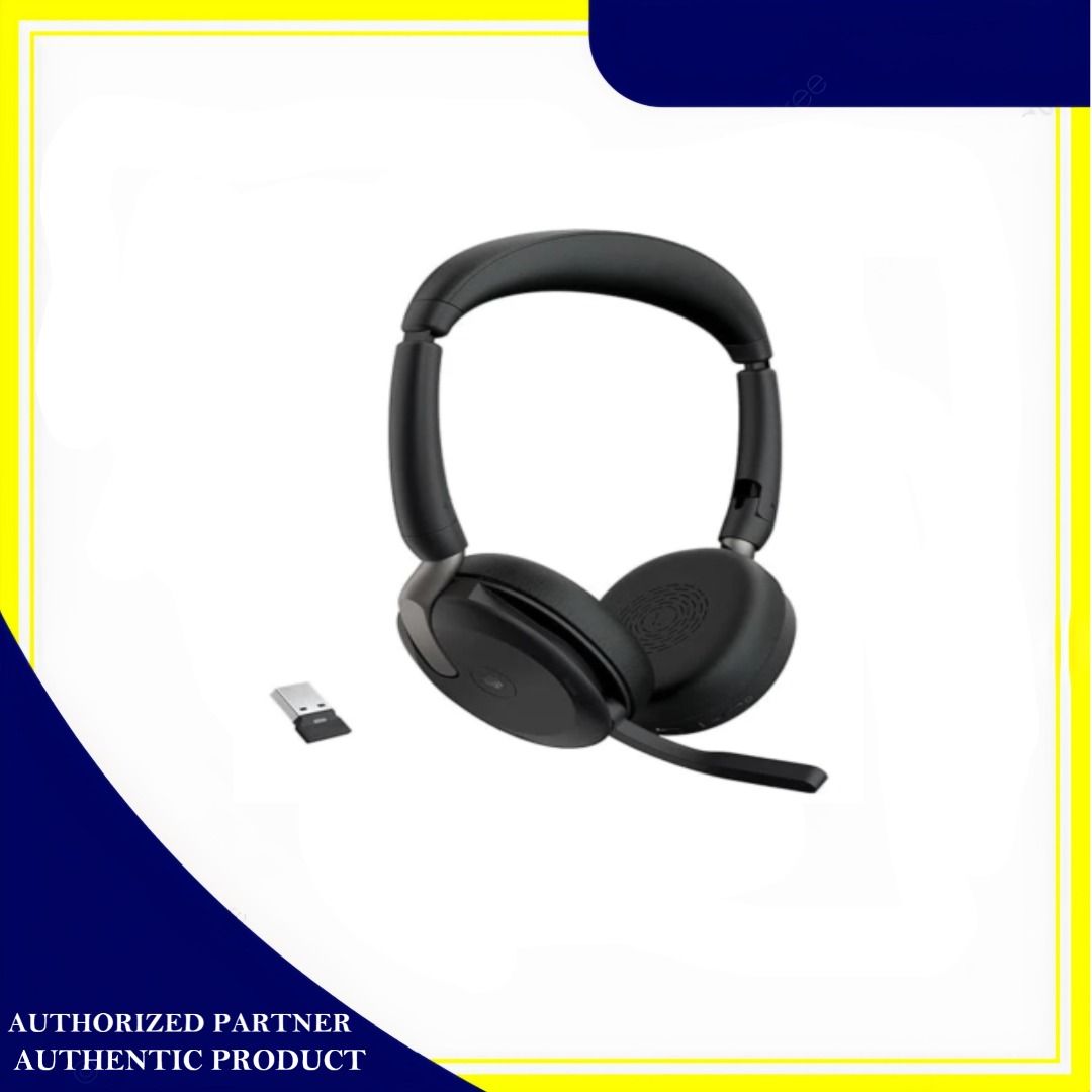 Jabra Evolve2 65 Flex Wireless Headset USB-A - Compact and Foldable Headphone (Category: Headphones & Headsets) located in Pasig City. Submitted by innovatex.trading (Listing ID 1396518812, Image 2). Description: Evolve2 65 Flex - the latest headset in our world-leading Evolve series – is a serious get-up-and-go solution: *Better call performance anywhere with noise-canceling Jabra ClearVoice microphone technology *Compact and foldable design for