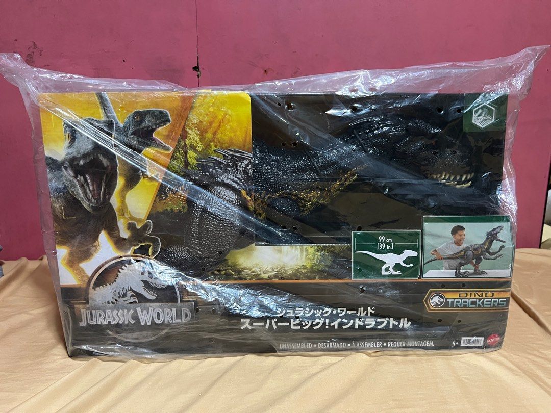 Jurassic World Super Colossal Indoraptor (Category: Figurines & Statues) located in Quezon City. Submitted by ecopautoys (Listing ID 1396596388, Image 2). Description: -Brandew, Authentic -Imported from Japan -with some dents in the box due to shipping - Jurassic World Super Colossal Indoraptor! - Huge 99cm (39 inches) size. - Features a 'feeding' function: feed it mini figures! - Mini figures exit from the belly. - Assembly is required..