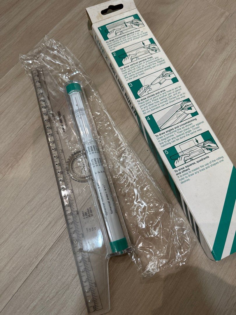 LINEX Rolling Ruler RR1000, Hobbies & Toys, Stationery & Craft, Craft ...