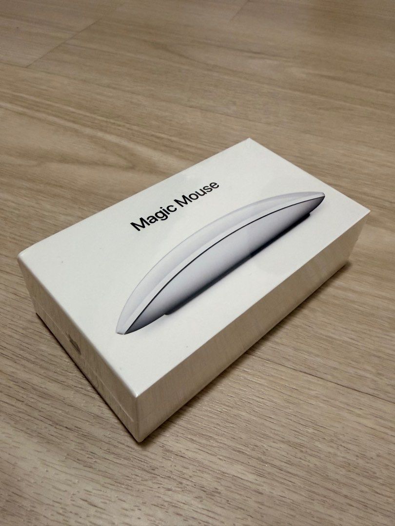 Magic Mouse (Category: Mouse & Mousepads) located in Singapore. Submitted by chyongtrading (Listing ID 1396556841, Image 2). Description: Selling as no longer has desktop set up. Lightning cable charging, not type c. Do take note no cable provided. Hardly used .