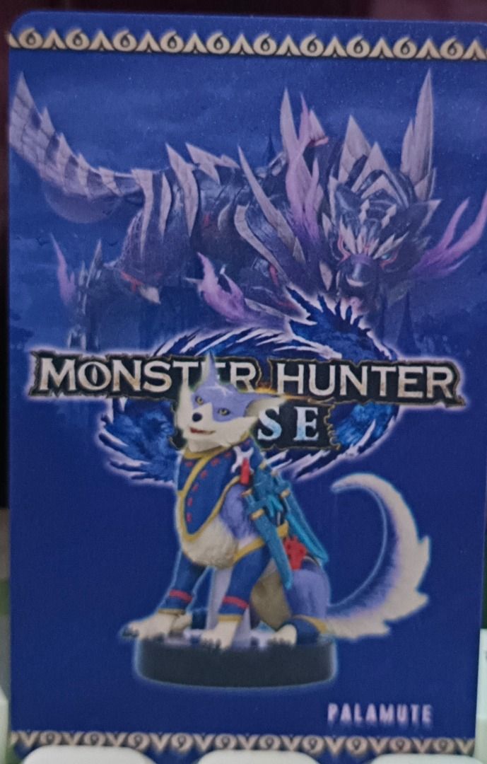 Monster Hunter: Rise NFC Amiibo Cards (Category: Raw Singles) located in Pagsanjan. Submitted by spicvlic (Listing ID 1396581753, Image 2). Description: Item: Monster Hunter: Rise NFC Amiibo Cards (Magnamalo, Palamute, Palico CARDS only) Price: ₱200 All-in: ₱500 Meet-up: Pagsanjan, Laguna Delivery: Lalamove, J&T, or LBC (shipping fee c/o buyer).