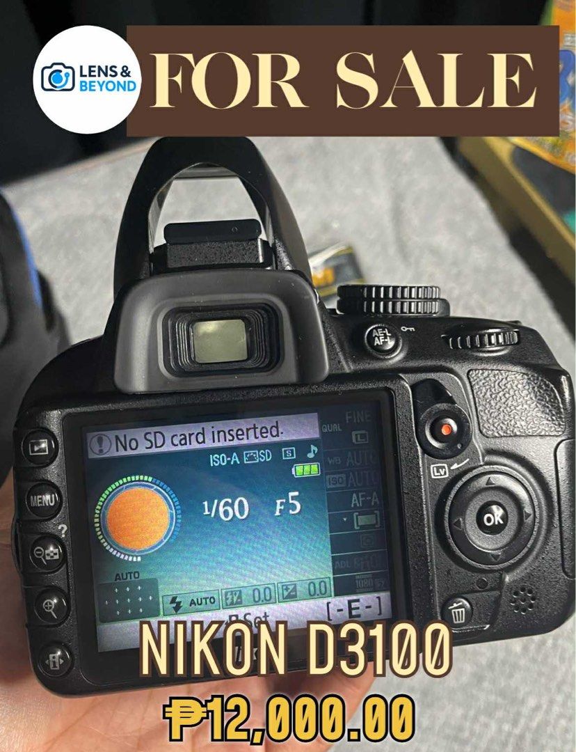 Nikon D3200 DSLR Camera (Category: Cameras) located in Cainta. Submitted by arveejay07 (Listing ID 1396655119, Image 3). Description: 📸 Preloved NIKON D3200 for sale! Still in good condition and ready to capture great moments. 💬 PM for more info!.
