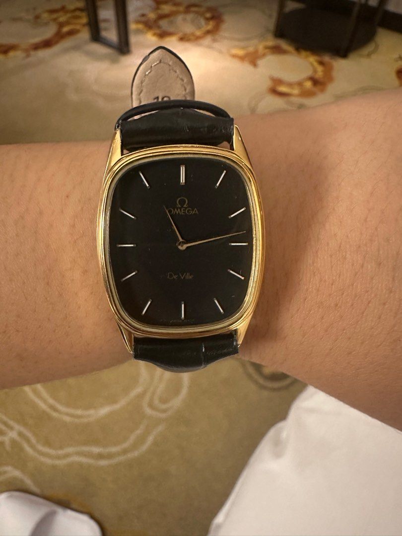 Omega DeVille (Category: Luxury Watches) located in Mandaluyong City. Submitted by lucashaven (Listing ID 1396621821, Image 1). Description: 100% Guaranteed Authentic Japan bought (pre-loved) Provided Leather only .