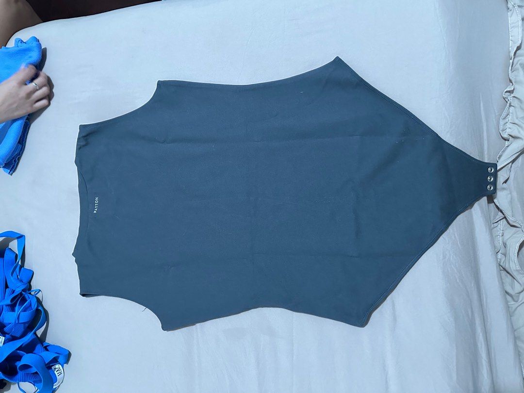 PATTON BODY SUIT (Category: Sleeveless) located in Makati City. Submitted by onthegridddd (Listing ID 1396473996, Image 2). Description: Good condition White marks near collar.