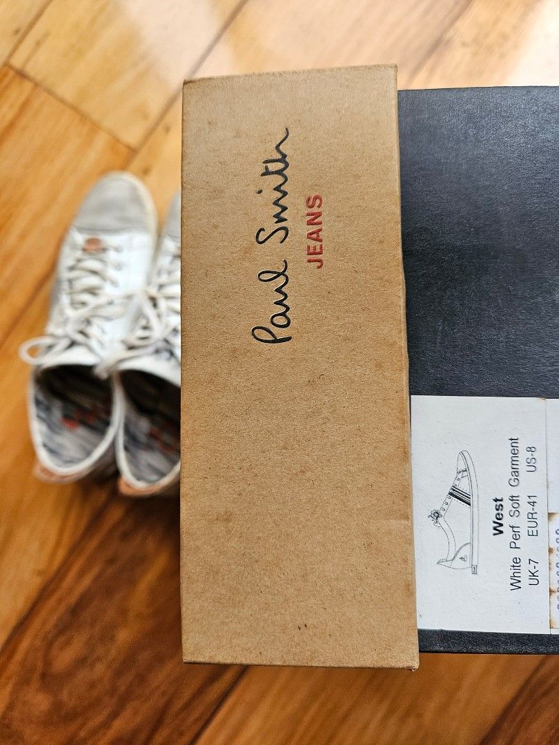 Paul Smith shoes WEST size US 8 (Category: Casual Shoes) located in Quezon City. Submitted by maniladeclutter (Listing ID 1396541546, Image 3). Description: RUSH SALE Wearable sturdy Paul Smith shoes Original Bought in Europe Comes with the box Good for casual, short walks Meetups on weekends in general. Shipping shouldered by buyer. Feel free to chat :).