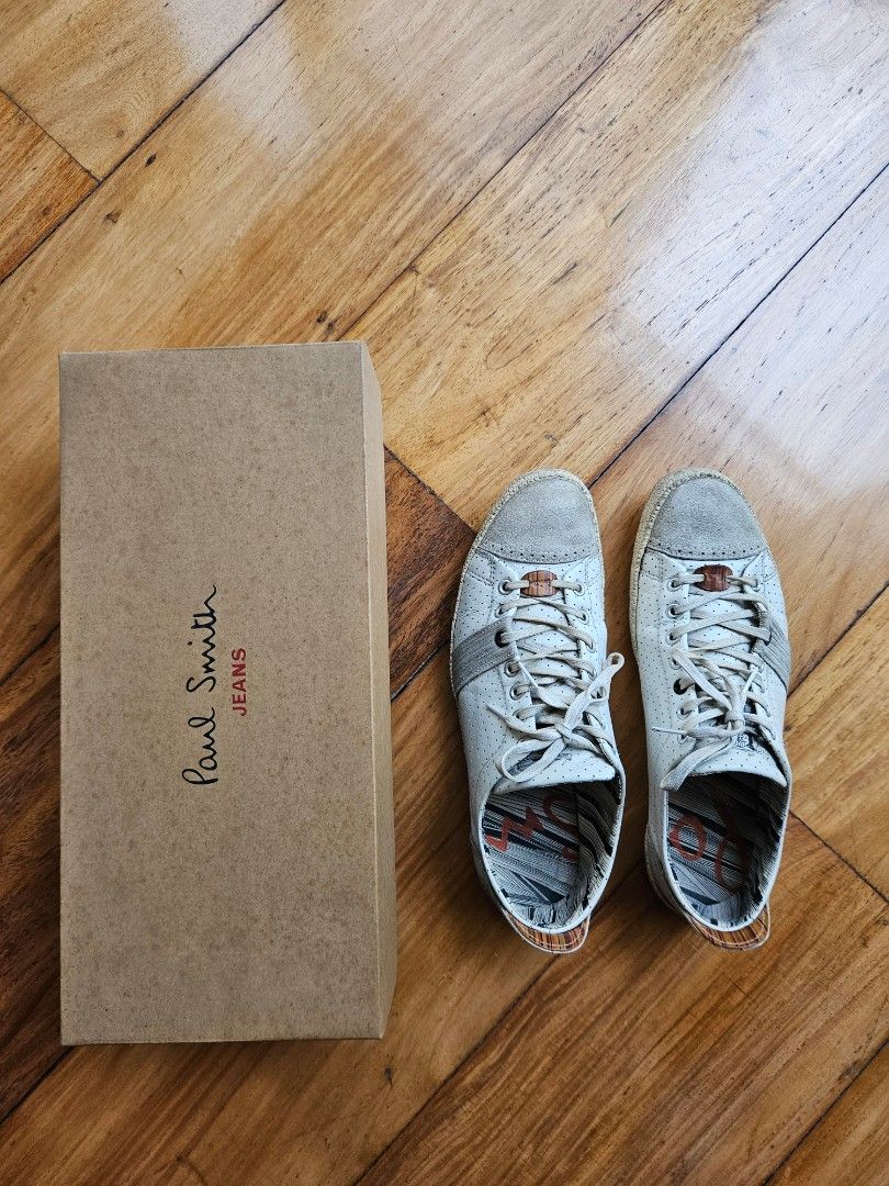 Paul Smith shoes WEST size US 8 (Category: Casual Shoes) located in Quezon City. Submitted by maniladeclutter (Listing ID 1396541546, Image 2). Description: RUSH SALE Wearable sturdy Paul Smith shoes Original Bought in Europe Comes with the box Good for casual, short walks Meetups on weekends in general. Shipping shouldered by buyer. Feel free to chat :).